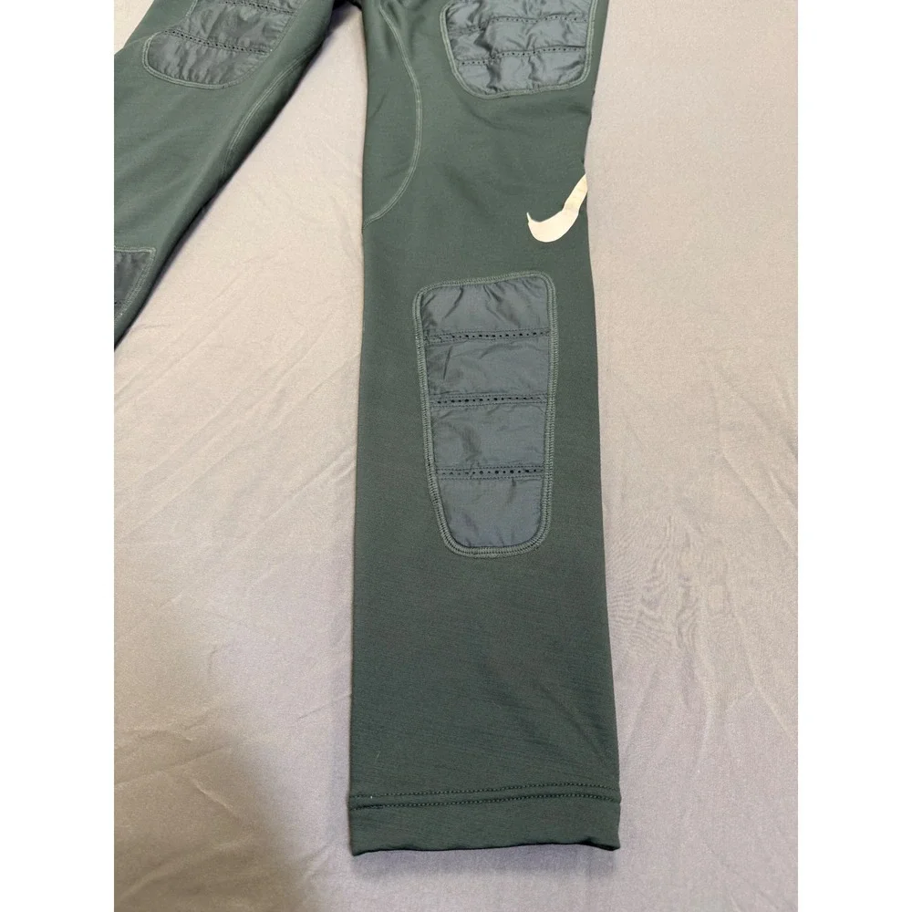 Nike Pro Hyperwarm Mens 2XL Compression Tights Insulated‎ Green 810383-364